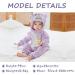 COOKY.D Baby Hooded Rompers | Winter Flannel Jumpsuit Pajamas | Infant 3-6 Months - Buy Online on SooperMarket.com