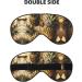 Gold Glitter Pineapple Eye Mask | Soft & Breathable Sleep Patch for Women | Perfect Travel Accessory - Buy Online on SooperMarket.com