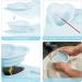 PJOETYONE 17PCS Silicone Craft Mat Set for Resin Casting and DIY Creations | Heat Resistant Blue Silicone Painting Mat for Art Clay - Buy Online on SooperMarket.com