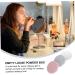 NOLITOY 3pcs Powder Box with Mirror Powder Compact Blush Makeup Empty Powder Case Powder Puff Sieve - Buy Online on SooperMarket.com