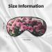 Beauty Flowers Soft Sleep Eye Mask - Breathable Eye Patch for Women | Perfect for Travel & Relaxation - Buy Online on SooperMarket.com