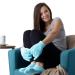 NatraCure Moisturizing Gel Socks - Hydrates Dry Feet, Heels, Calluses, Cuticles - Aqua - Buy Online on SooperMarket.com