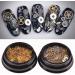 1 Box Metal Gear Stud Sheet Mixed Steampunk Nail Art Decoration Diy Design Tools - Buy Online on SooperMarket.com