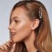 Scunci 6pc Trendy Metal Wide Oval Snap Hair Clips In Matte Black Nude & Leopard 6 Count - Buy Online on SooperMarket.com