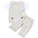 AmzBarley Baby Boys Gentlemans Outfit Suit | Kids Formal Tuxedo Romper Set | Ivory, 1-2 Years - Buy Online on SooperMarket.com