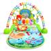CUTE STONE Baby Gym Play Mat , Kick and Play Piano Gym, Musical Activity Center for Infants Toddlers