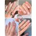3 Pcs Jelly Nail Art Stamper Set with Double Head Silicone Stampers - Transparent Green Red Soft Nail Stamping Kit for Manicure Tools - Buy Online on SooperMarket.com