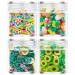 4 Bottles Special Shaped Nail Decorations 3D Nail Unique Accessories For Creative Nail Enthusiasts Nail Decorations For Festivals