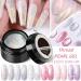 TBeautfave Pearl Gel Nail Polish Shell Thread Gel Nail Polish Pearl White Pearlescent Shimmer Nail Varnish Soak off UV/LED Nail Gel Swirl Thread DIY Nail Art Christmas Nails PearlWhite - Buy Online on SooperMarket.com