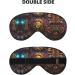 SSIMOO Bronze Gears Clock Eye Mask - Soft Breathable Travel Eye Patch for Relaxation | International Shipping - Buy Online on SooperMarket.com