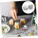 Zerodeko Tyre Lever 6 pcs Durable Aluminum Tools Gold Supply Reusable Alloy Cuake Dessert D Mini Mold Molds DIY 7.5x7.5x6.5cmx3pcs Silverx3pcs - Buy Online on SooperMarket.com