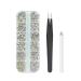 2880 Pcs Nail Art Rhinestones  MAEXUS Nail Gems Flat Back with Tweezers and Drill Pen for Nail Art Craft  Face Make-up  Home DIY And Professional Use  Clear
