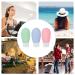 OPRET 4-Piece Silicone Travel Bottles Set - 60ml Leakproof Refillable BPA-Free Containers for Shampoo & Cream - TSA-Approved in Blue Green Pink & Gray - Buy Online on SooperMarket.com