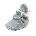 TMEOG Baby Booties Slippers Infant Boots Newborn First Walking Shoes Baby Winter Sock Crib Shoes for Boys Girls 0-18Months 0-6 Months B Light Grey Furry
