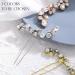 Bride Wedding Hair Pins - Silver Crystal Rhinestone Hair Accessories (Pack of 2) - Easedaily - Buy Online on SooperMarket.com