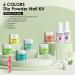 Lavender Violets 12 Pcs Dip Powder Nail Kit Spring 2 Summer Colours Lemon Yellow Light Pink Neon Green Blue Dipping Powder Liquid Set 2 in 1 Base & Top Coat Activator Nail Art Manicure M211 Neon Yellow Green - Buy Online on SooperMarket.com