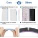 12 PCS Professional Nail File - 240/240 Grit Emery Boards for Natural Nails - Washable Fine Grit Manicure Tools for Home and Salon Use - Buy Online on SooperMarket.com