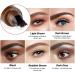 Glowly Secret Eyebrow Pen Glowly Secret Waterproof Natural Eyebrow Pen Glowly Secret 4 Tipped Precise Brow Pen 3D Microblading 4-Tip Eyebrow Pen Eyebrow Contouring Pen (01#+03#) - Buy Online on SooperMarket.com