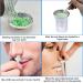 Nasal Wax Set for Men & Women - 100g Nose Hair Removal Kit with 2 Depilatory Wax Beans 50 Applicators & 6 Aluminum Cups - Safe & Effective Hair Removal - Buy Online on SooperMarket.com
