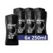 AX 3-in-1 shower gel & shampoo black for all-day fresh irresistible fragrance and a pleasant shower dermatologically tested 6x 250 ml Cedarwood 250 ml (6 Pack)