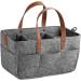 Harilla Baby Wrap Bag Stylish & Spacious Felt Organizer for Baby Products | Reusable Dark Gray Handbag & Weekend Bag - Buy Online on SooperMarket.com