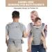 Lictin Advanced 6-in-1 Carrier - Ergonomic Convertible Front and Back Carry for Newborns to Toddlers 8-70 lbs - Buy Online on SooperMarket.com