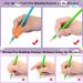 Sannix 16-Piece Pencil Handles for Kids | Handwriting Grip Correction & Writing Aid | Perfect for Toddlers Preschool Students 2 Styles - Buy Online on SooperMarket.com