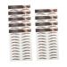 FOYTOKI 9 Sheets Waterproof Eyebrow Stickers Hairlike Eyebrows Brown Imitation Eyebrow 6d Transfer Stickers