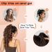 PORSMEER Ponytail Extension 18 Inch Claw Multi Layered Clip on Ponytail Extension for Women Long Curly Wavy Hair Extensions Natural Fluffy Synthetic Clip in Hairpiece for Daily Use (Chocolate Brown) - Buy Online on SooperMarket.com
