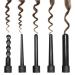 Zealite 5 in 1 Curling Iron Set - Luxurious Hair Curling Wand with Free Heat Resistant Glove | International Shipping Available - Buy Online on SooperMarket.com