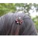 Carede Rhinestone Butterfly Claw Hair Clips Pack of 6 - Crystal Bow Hair Jaw Clip Barrettes for Girls & Women - Mixed Colors - 1.2 inch - Buy Online on SooperMarket.com