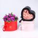 RENGTIN Heart-Shaped Paper Mache Box with Lid & Ribbon - Pink | Ideal for Packaging, Crafting, Storage - Perfect for Jewelry, Cosmetics & Gifts - Buy Online on SooperMarket.com