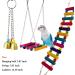 6-Pack Bird Parrot Swing Ladders & Chewing Toys - Cage Accessories for Small Parakeets, Cockatiels, Lovebirds, Conures, Macaws, Finches - Buy Online on SooperMarket.com