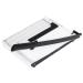 Paper Trimmer, A4 Paper Cutter, Heavy Duty Photo Guillotine Paper Cutter Machine for Office Home Use, 12 inch Cut Length, 12.5" x 9.8" (Use for A4-B7) White