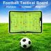 TXENCEX Football Coaching Board Coaches Clipboard Tactical Magnetic Board Kit Portable Strategy Coach Board with Dry Erase  Marker Pen and Zipper Bag - Buy Online on SooperMarket.com