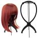Wig Stand Holder - Rbenxia 6pcs Portable Durable Plastic Folding Hairpieces Display Tool - Black - Buy Online on SooperMarket.com