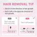 Facial Wax Strips Kit - 24 Strips for Eyebrow Shaping & Hair Removal at Home | Ideal for Sensitive Skin - Includes 4 Calming Oil Wipes - Buy Online on SooperMarket.com