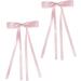 Brushworks Satin Hair Bow Duo Pink - Buy Online on SooperMarket.com