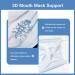 3D Silicone Bracket for Bandana - Mask Inner Support Frame for More Breathing Comfort (10 White) - Buy Online on SooperMarket.com