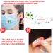 200PCS Adjustable Black & White Face Mask Elastic with Comfortable Ear Hanging Rope - Buy Online on SooperMarket.com