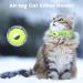 Airtag Cat Collar with Holder & Bell | Reflective Safety Neck Band for Kittens & Puppies - Green - Buy Online on SooperMarket.com