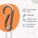 Premium Karabiner Set (60mm 80mm 100mm) - Heavy-Duty Snap Lock Steel Carabiners for Camping Hiking & Key Rings (10-Pack Up to 350kg) - Buy Online on SooperMarket.com