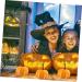 DECHOUS 20pcs Simulated Mini Pumpkin Halloween Decoration Simulation Pumpkin Halloween Pumpkin Crafts Fake Pumpkin Halloween Pumpkin Decoration Painted Decorate Little Pumpkin Foam Yellow 2.2X3.4CM - Buy Online on SooperMarket.com