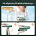 Professional Hair Dryer with Diffuser & Nozzles - 1875W 12 Modes Fast Drying Negative Ion Technology Olive Green - Perfect for All Hair Types - Buy Online on SooperMarket.com