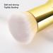 Verdant Touch Cosmetic Brush Gold Makeup Powder and Shading Foundation Brush Home Party Performance Cosmetic Tool - Buy Online on SooperMarket.com