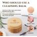 Ecodrop Cleansing Balm and Makeup Remover - 50ml | Sustainable Makeup Remover Balm | Pore-Deep Cleanser | Nourishing Skin Cleansing Balm with Moringa Rose Geranium Chamomile & Rosemary Oil | Natural - Buy Online on SooperMarket.com