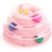 Suhaco 4 Level Roller Cat Toy with Colorful Moving Balls | Interactive Teaser Kitten Toy | Pink - Buy Online on SooperMarket.com