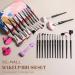Buy BS-MALL 24-Piece Professional Makeup Brush Set - Perfect for Makeup Enthusiasts | Classic Black-Silver Design & Multi-Functional Tools - International Shipping Available - Buy Online on SooperMarket.com