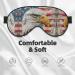 Patriotic Eagle Soft Sleep Eye Mask | Breathable Eye Patch for Women | Ideal for Travel & Relaxation - Buy Online on SooperMarket.com