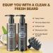JVR Premium 3-in-1 Beard Care Set - Bartshampoo for Men Complete Beard Wash & Conditioner (2x200ML) | Perfect Bart Gift - Buy Online on SooperMarket.com